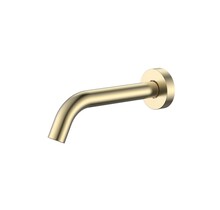 Uitloop badkraan Uniforma Geborsteld Goud  (PVD-gecoat) 23cm – inkortbaar