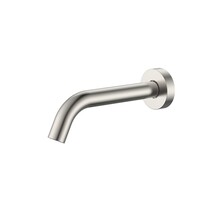 Uitloop badkraan Uniforma Geborsteld RVS  23cm – inkortbaar