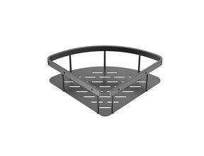 Doucherekje Uniforma Gunmetal - PVD-gecoat Hoekmodel 22x7x22 cm