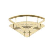 Doucherekje Uniforma Geborsteld Goud - PVD-gecoat Hoekmodel 22x7x22 cm