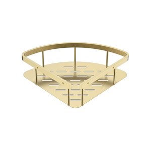 Doucherekje Uniforma Geborsteld Goud - PVD-gecoat Hoekmodel 22x7x22 cm