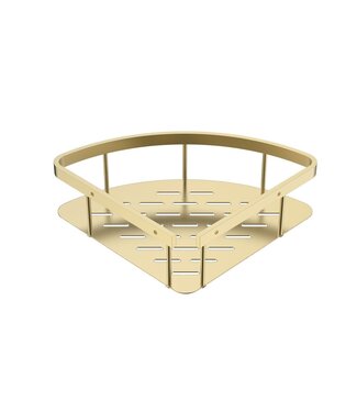 ALONI Doucherekje Uniforma Geborsteld Goud - PVD-gecoat Hoekmodel 22x7x22 cm