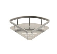 Doucherekje Uniforma Geborsteld RVS - Hoekmodel 22x7x22 cm