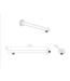Douchearm Muurbevestiging Uniforma Chroom 40cm
