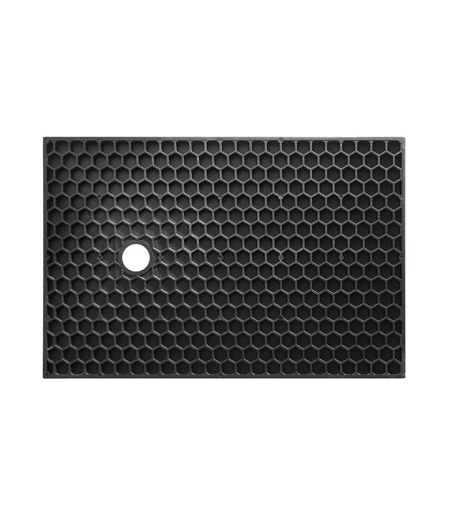 Douchebak Composiet Stonea Mat Zwart 90x140cm Antislip & Inkortbaar