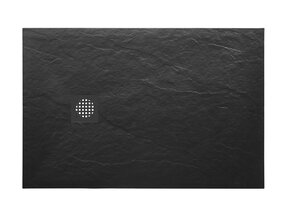 Douchebak Composiet Stonea Mat Zwart 90x120cm Antislip & Inkortbaar