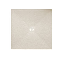 Douchebak Composiet Stonea Beige 80x90cm Antislip & Inkortbaar