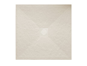 Douchebak Composiet Stonea Beige 80x90cm Antislip & Inkortbaar