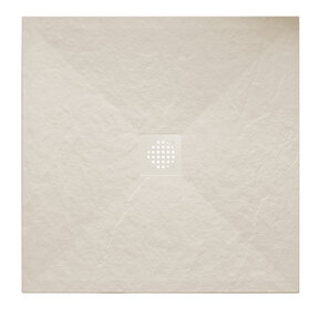 Douchebak Composiet Stonea Beige 90x90cm Antislip & Inkortbaar