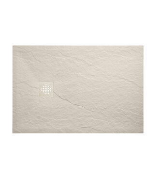 Wiesbaden Douchebak Composiet Stonea Beige 80x120cm Antislip & Inkortbaar