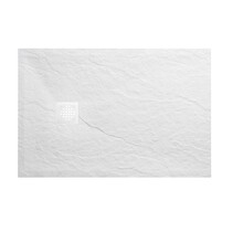 Douchebak Composiet Stonea Mat Wit 90x140cm Antislip & Inkortbaar