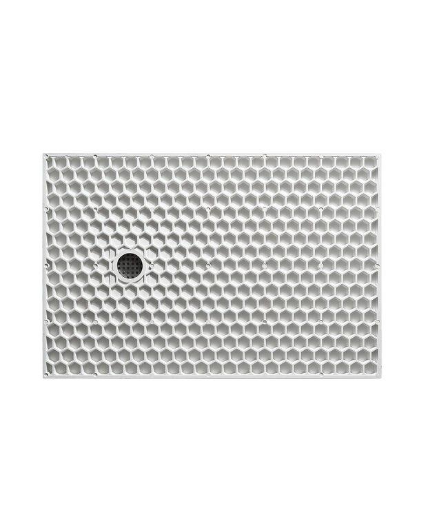 Douchebak Composiet Stonea Mat Wit 90x120cm Antislip & Inkortbaar