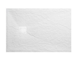 Douchebak Composiet Stonea Mat Wit 90x120cm Antislip & Inkortbaar