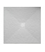 Wiesbaden Douchebak Composiet Stonea Mat Wit 80x90cm Antislip & Inkortbaar