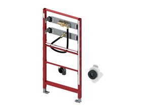 TECEprofil Urinoir-Inbouwframe met TECE Drukspoelerbehuizing U1 (1120 mm)