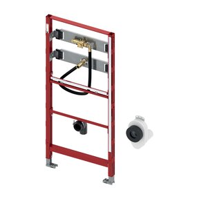 TECEprofil Urinoir-Inbouwframe met TECE Drukspoelerbehuizing U1 (1120 mm)