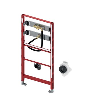 TECE TECEprofil Urinoir-Inbouwframe met TECE Drukspoelerbehuizing U1 (1120 mm)