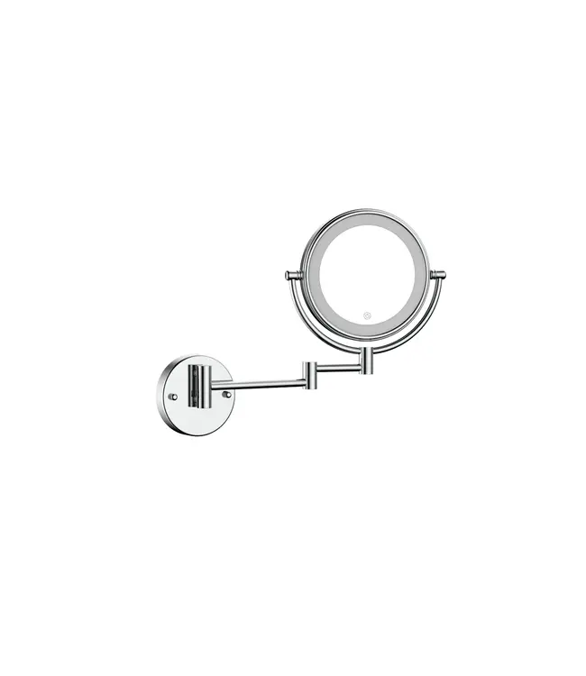 Make Up Spiegel Chroom 5x Zoom met led-verlichting Touch