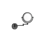 Make Up Spiegel Mat Zwart 5x Zoom met led-verlichting Touch