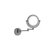 Make Up Spiegel Gunmetal 5x Zoom met led-verlichting Touch