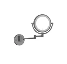 Make Up Spiegel Gunmetal 5x Zoom met led-verlichting Touch