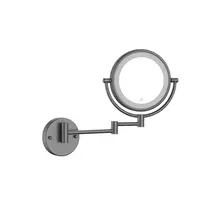 Make Up Spiegel Gunmetal 5x Zoom met led-verlichting Touch