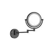 Make Up Spiegel Mat Zwart 5x Zoom met led-verlichting Touch