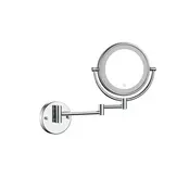 Make Up Spiegel Chroom 5x Zoom met led-verlichting Touch