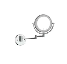 Make Up Spiegel Chroom 5x Zoom met led-verlichting Touch