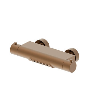 Wiesbaden Badkraan Waterval Wiesbaden Style Geborsteld Brons koper - Thermostatisch - Cool Touch -15-HoH- 29.1705