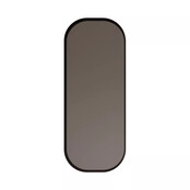 Spiegel Plato Ovaal Verticaal Mat Zwart 40x100cm met Bewegingssensor en Spiegelverwarming Spiegel Plato Ovaal Verticaal Mat Zwart 40x100cm met Bewegingssensor en Spiegelverwarming