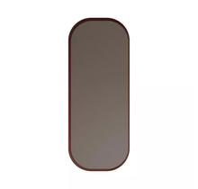 Spiegel Plato Ovaal Verticaal Koper Rosé 50x100cm met Bewegingssensor en Spiegelverwarming