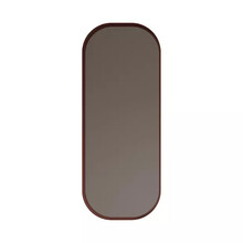 Spiegel Plato Ovaal Verticaal Koper Rosé 50x100cm met Bewegingssensor en Spiegelverwarming