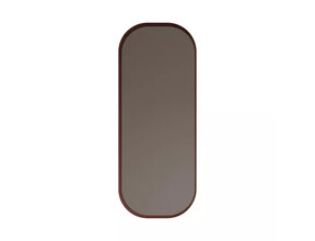 Spiegel Plato Ovaal Verticaal Koper Rosé 50x100cm met Bewegingssensor en Spiegelverwarming