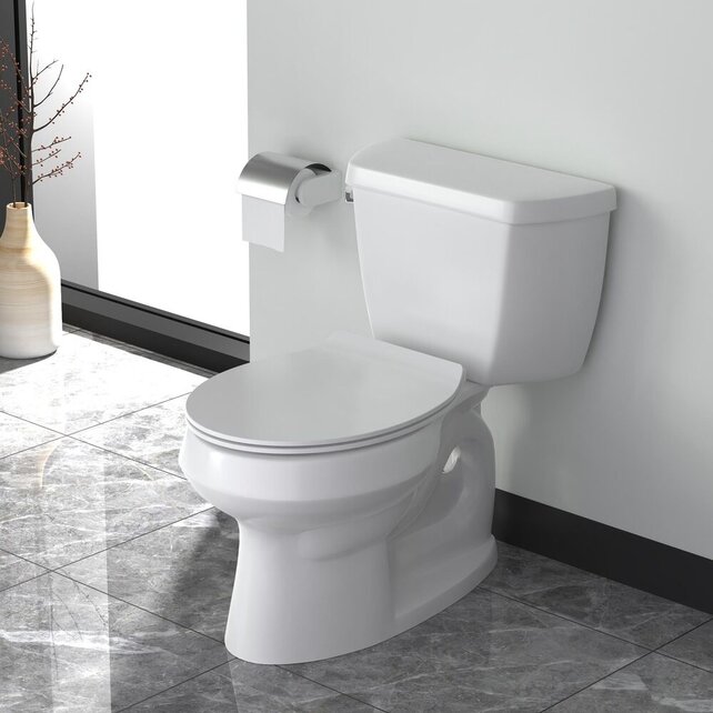 Wc bril Aloni Primium Topfix Wit Slimline  - Softclose Slim toiletzitting -  Quick Relase