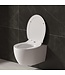 Wc bril Aloni Primium Topfix Wit Slimline  - Softclose Slim toiletzitting -  Quick Relase