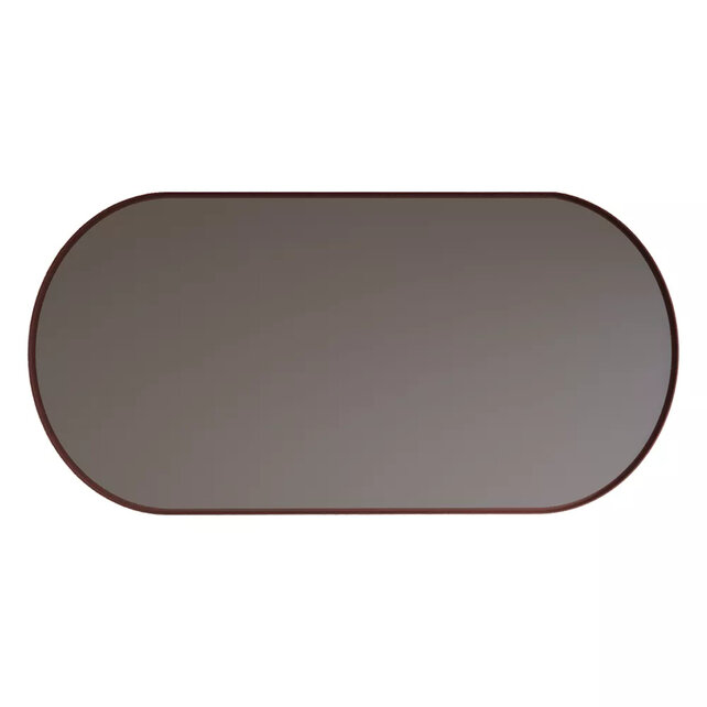 Spiegel Ovaal Aura Horizontaal Koper Rosé 100x70cm met Bewegingssensor en Spiegelverwarming Spiegel Ovaal Aura Horizontaal Koper Rosé 100x70cm met Bewegingssensor en Spiegelverwarming