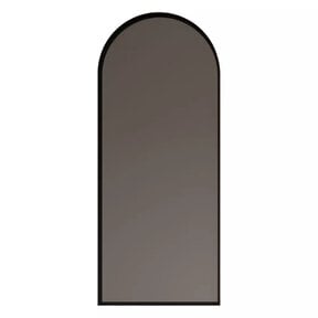 Spiegel Delta Mat Zwart 40x100cm Boogspiegel met Bewegingssensor en Spiegelverwarming