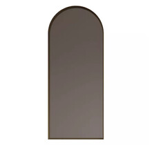 Spiegel Delta Mat Goud 40x100cm Boogspiegel met Bewegingssensor en Spiegelverwarming