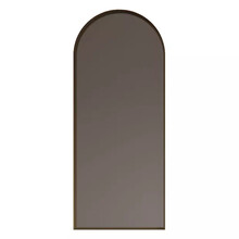 Spiegel Delta Mat Goud 40x100cm Boogspiegel met Bewegingssensor en Spiegelverwarming