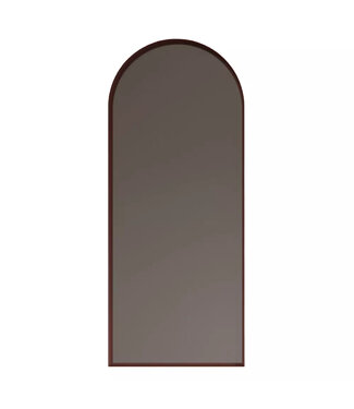 GLISS DESIGN Spiegel Delta Koper Rosé 50x100cm Boogspiegel met Bewegingssensor en Spiegelverwarming