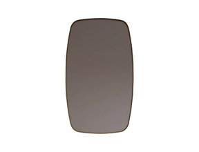 Spiegel Ovaal Epos Verticaal Mat Goud 60x100cm met sensor en Spiegelverwarming