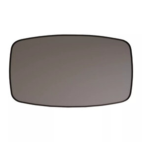 Spiegel Ovaal Epos Horizontaal Mat Zwart 100x60cm met Sensor en Spiegelverwarming