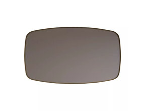 Spiegel Ovaal Epos Horizontaal Mat Goud 140x70 cm met Sensor en Spiegelverwarming