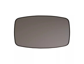 Spiegel Ovaal Epos Horizontaal Mat Zwart 160x70 cm met Sensor en Spiegelverwarming