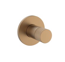 Bidetkraan Stria Mat Bruin Brons - PVD-Gecoat - Inbouw stopkraan voor toilet met bidet