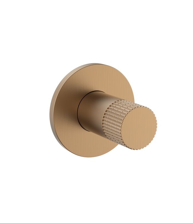 ALONI Bidetkraan Stria Mat Bruin Brons - PVD-Gecoat - Inbouw stopkraan voor toilet met bidet