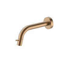 Fonteinkraan Inbouw Stria Mat Bruin Brons inkortbaar Toiletkraan