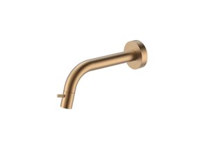 Fonteinkraan Inbouw Stria Mat Bruin Brons inkortbaar Toiletkraan