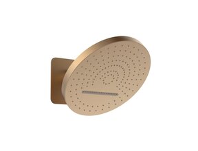 Hoofddouche Tropical Rain Mat Bruin Brons PVD 32cm 2 functies - Inbouw wandmontage